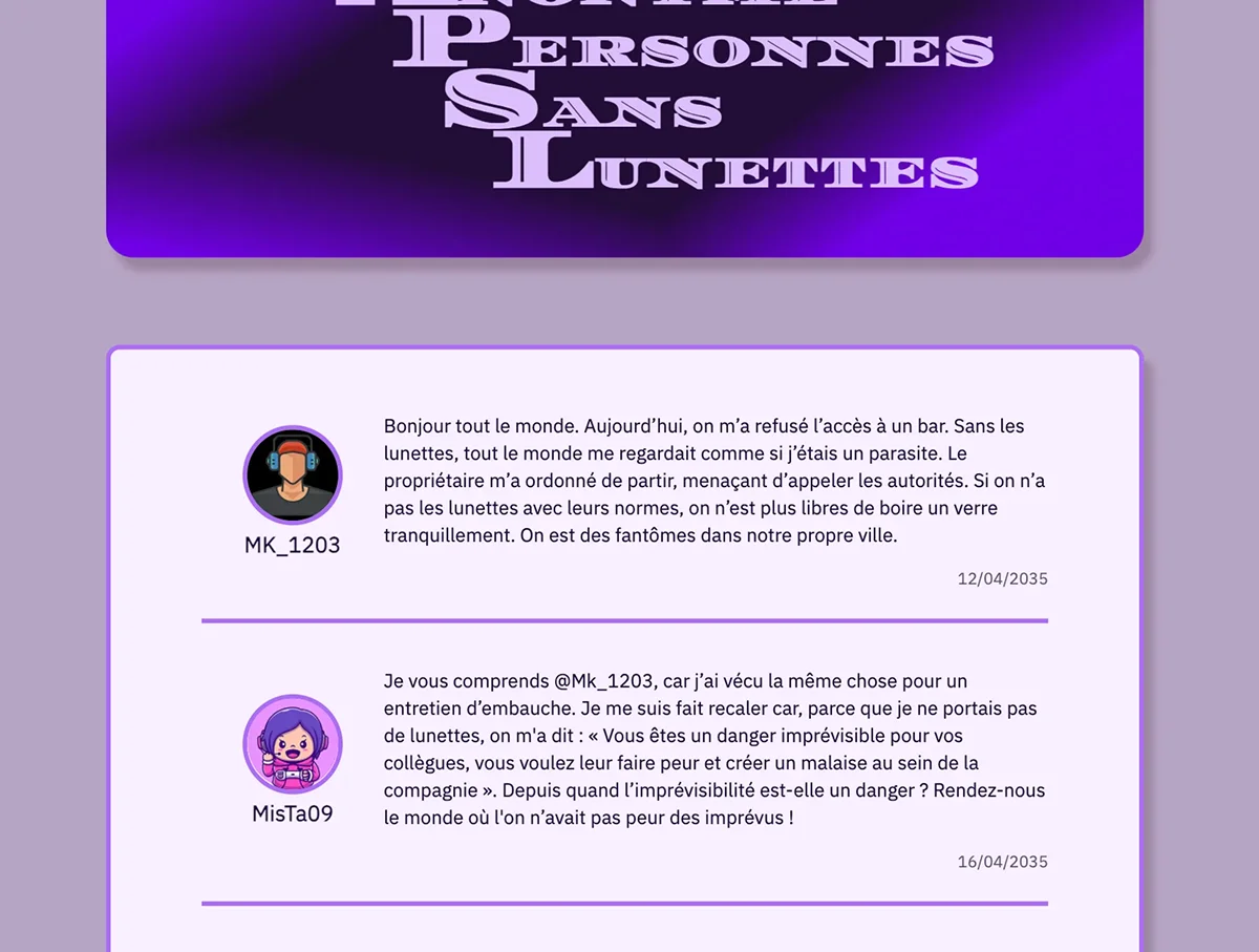 Page 'FAPSL' du projet